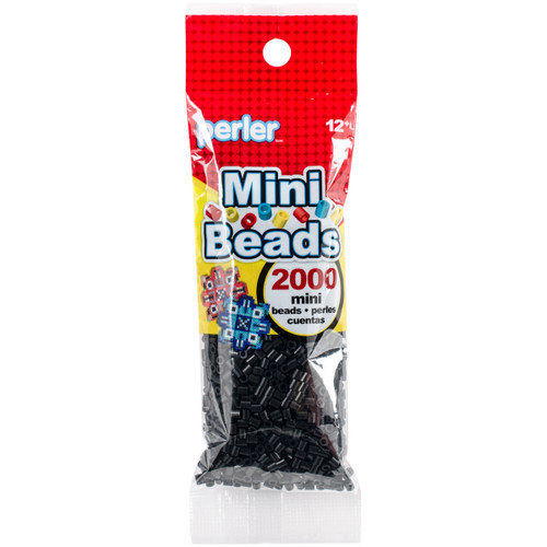 Perler Mini Beads 2000/Pkg-Black - MPB80-14-69 - 048533140695