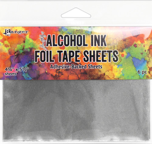 Tim Holtz Alcohol Ink Foil Tape Sheets-4.25"X5.5" - TAC58533 - 789541058533