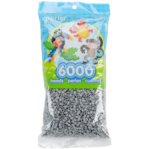 Perler Beads 6,000/Pkg-Grey PBM80-11-11087 - 048533110872