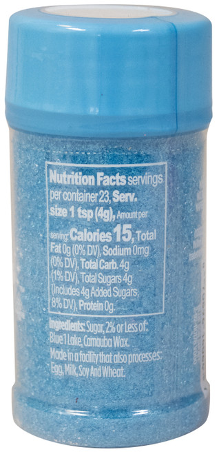 Wilton Sugar Sprinkles 3.25oz-Blue W710-7-50