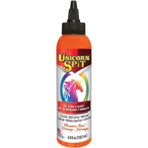 Unicorn Spit Wood Stain & Glaze 4oz-Phoenix Fire - 5770-003 - 076818004233
