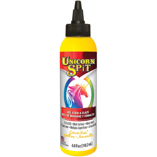 Unicorn Spit Wood Stain & Glaze 4oz-Lemon Kiss - 5770-004 - 076818004240