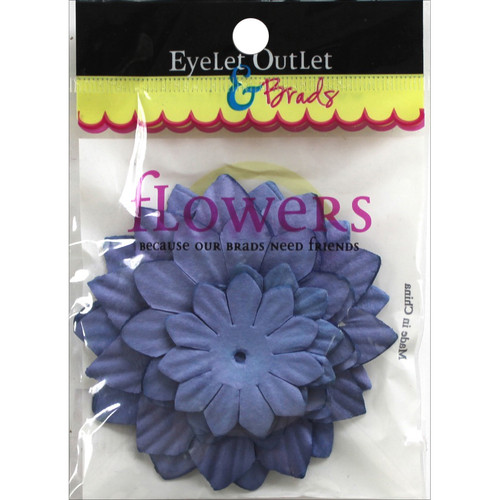 Eyelet Outlet Flowers 40/Pkg-Purple FLW-F1A