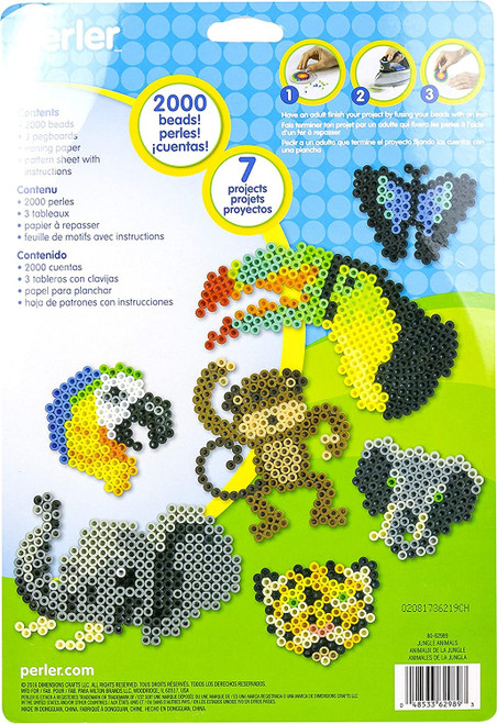 Perler Fused Bead Kit-Jungle - 80-62989 Perler Fused Bead Kit-Jungle - 80-62989