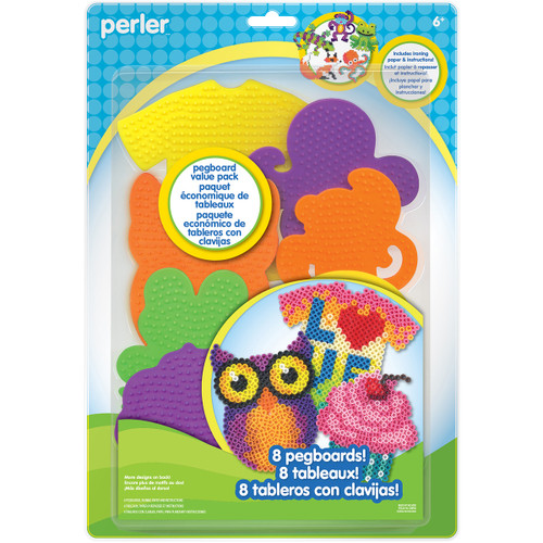 Perler Pegboard Value Pack 8/Pkg- - 80-26057 - 048533260577