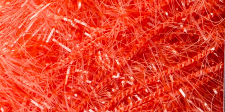 Red Heart Scrubby Sparkle Yarn-Orange - E851-8260