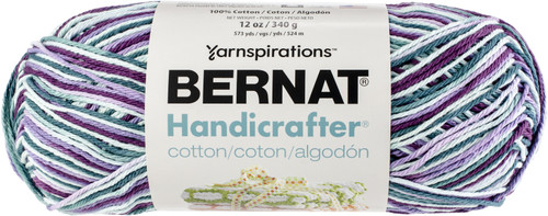 Bernat Handicrafter Cotton Yarn 340g - Ombres-Crown Jewels - 162034-34023 - 057355431522