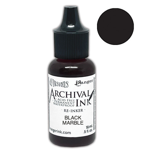 Dyan Reaveley Dylusions Archival Reinkers-Black Marble - 5A0024LJ-51176