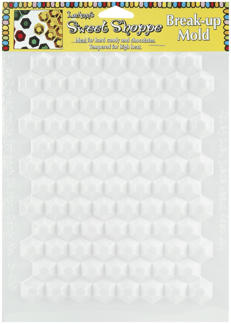 LorAnn Sweet Shoppe Candy Molds-Hexagon Breakup 90 Cavity - L55-42 - 023535055420 LorAnn Sweet Shoppe Candy Molds-Hexagon Breakup 90 Cavity - L55-42 - 023535055420