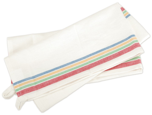 Aunt Martha's Stitch 'Em Up Retro Stripe Towels 18"X28" 3/Pk-Multi Stripe - PKSTM