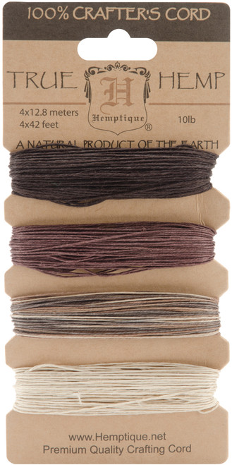 Hemptique Hemp Cord 10lb 168'-Earthy - HC10-EA - 091037029010