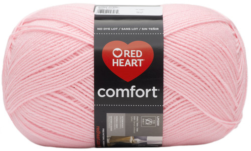 Red Heart Comfort Yarn-Light Pink E707D-3133 - 067898047074