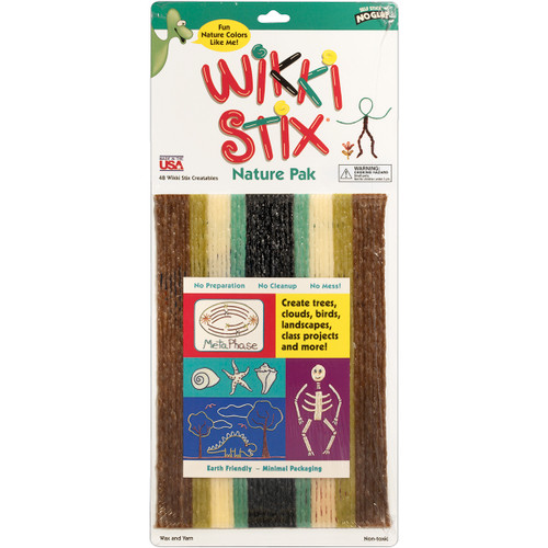 Wikki Stix 8" 48/Pkg-Natural WIK802 - 732204008024
