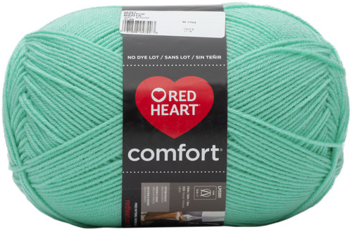 Red Heart Comfort Yarn-Mint - E707D-3149 - 067898047203