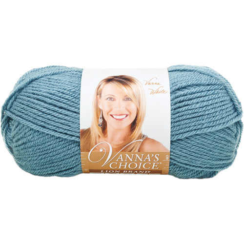 Lion Brand Vanna's Choice Yarn-Dusty Blue 860-108 - 023032861081
