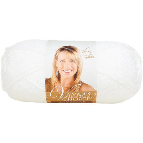 Lion Brand Vanna's Choice Yarn-White - 860-100 - 023032861005 Lion Brand Vanna's Choice Yarn-White - 860-100 - 023032861005