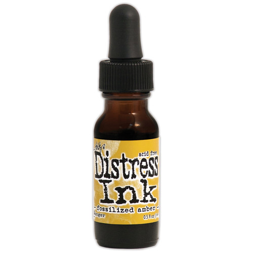 Tim Holtz Distress Pad Reinker-Fossilized Amber - DRI-43348 - 789541043348