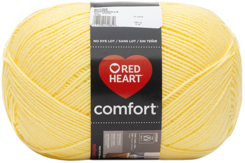 Red Heart Comfort Yarn-Butter - E707D-3198 - 067898054850