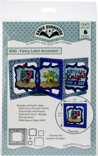 Karen Burniston Dies-Fancy Label Accordion - KBR1043 - 084282632579
