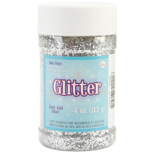 Sulyn Glitter 4oz-Silver - SUL4OZ-51121 - 717968511218