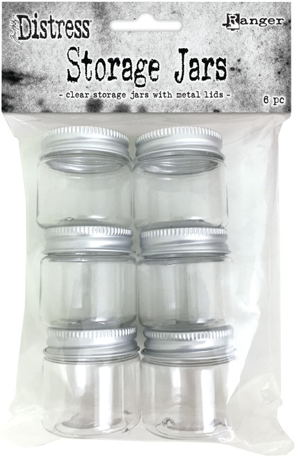Tim Holtz Distress Jars -Empty-6/Pkg - TDA58083 - 789541058083