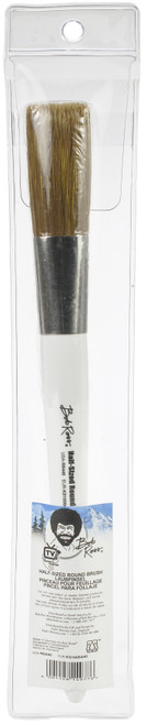Bob Ross Half Size Brush-Round 1/2" Width - CR6440 - 40011281497764001128149776