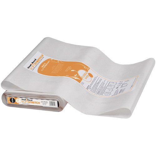 HeatnBond Ultra Soft Stretch Iron-On Adhesive-17"X20yd - 3542 HeatnBond Ultra Soft Stretch Iron-On Adhesive-17"X20yd - 3542
