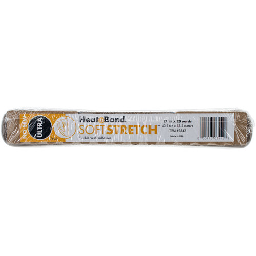HeatnBond Ultra Soft Stretch Iron-On Adhesive-17"X20yd - 3542