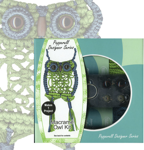 Pepperell Designer Series Macrame Owl Kit- - PDS05 Pepperell Designer Series Macrame Owl Kit- - PDS05