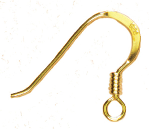 Cousin 14k Plated Gold Elegance Beads & Findings-Fishhook Earrings 8/Pkg A50026MT-11 - 016321505285