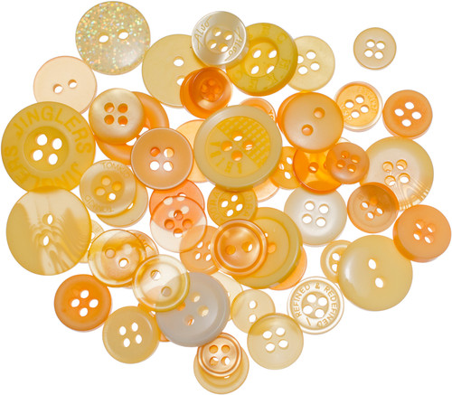 Buttons Galore Button Mason Jars-Sunrise - MJ-107