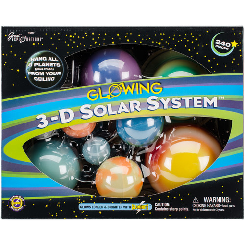 Great Explorations Glowing 3D Solar System KitBP19862 - 040595198621