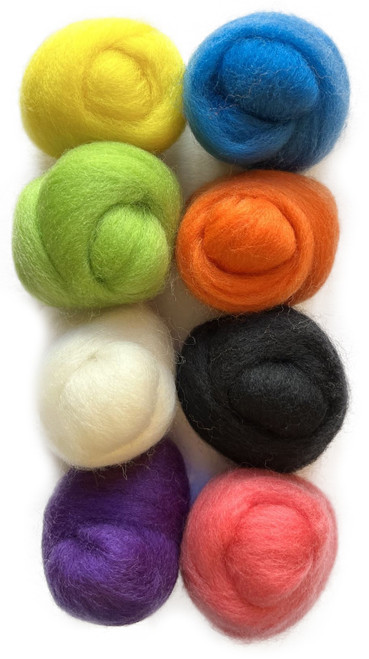 Wistyria Editions Wool Roving 15" .25oz 8/Pkg-Classic - WR-850 Wistyria Editions Wool Roving 15" .25oz 8/Pkg-Classic - WR-850