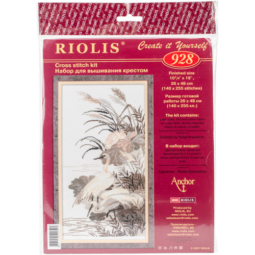 RIOLIS Counted Cross Stitch Kit 10.25"X19"-Herons (14 Count) -R928 - 4607154520307