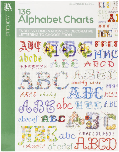 Leisure Arts-Charts For Less: Alphabets Galore LA-3071 - 97815748667429781574866742