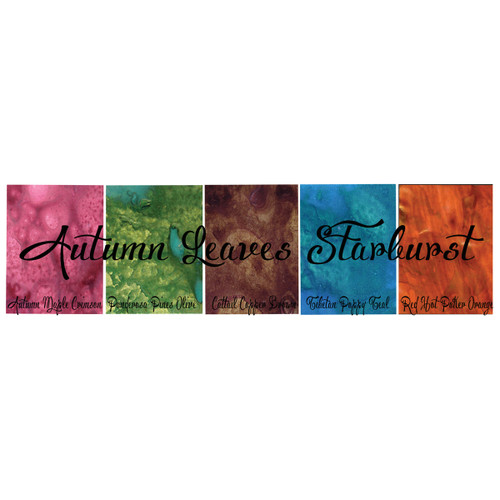 Lindy's Stamp Gang Starburst Sprays 2oz 5/Pkg-Autumn Leaves - SS-SET-1