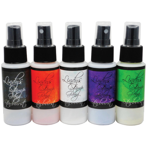 Lindy's Stamp Gang Starburst Sprays 2oz 5/Pkg-Haunted Halloween - SS-SET-3