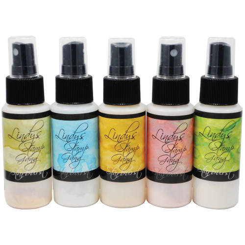 Lindy's Stamp Gang Starburst Sprays 2oz 5/Pkg-Mermaid Sea Shells - SS-SET-7