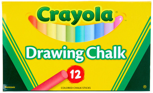 Crayola Drawing Chalk-12/Pkg - 51-0403 - 071662004033