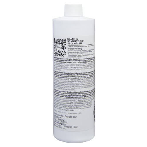 Aleene's Fabric Stiffener & Draping Liquid-16oz - 5-1