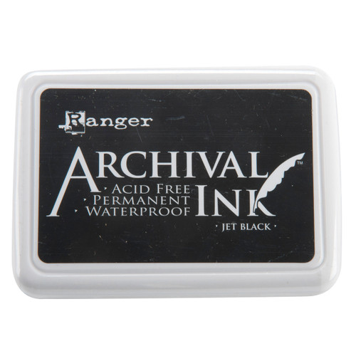 Ranger Archival Ink Pad #0-Jet Black - AIP-31468 - 789541031468