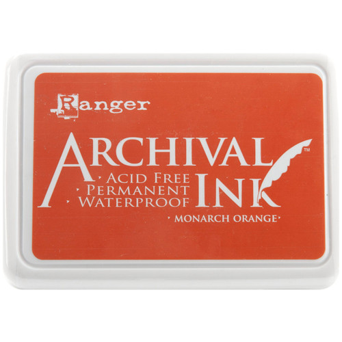Ranger Archival Ink Pad #0-Monarch Orange - AIP-31239 - 789541031239 Ranger Archival Ink Pad #0-Monarch Orange - AIP-31239 - 789541031239
