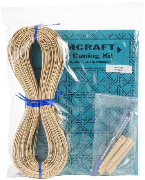 Buy the Commonwealth Basket - Comcraft Chair Caning Kit-Fine 2.5mm Cane  (200f) 752303366689 on SALE at www.