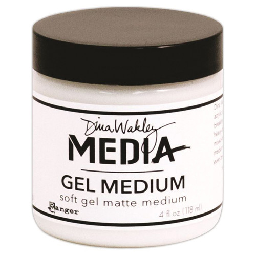 Dina Wakley Media Gel Medium 4oz Jar -Matte Finish MDM41740 - 789541041740