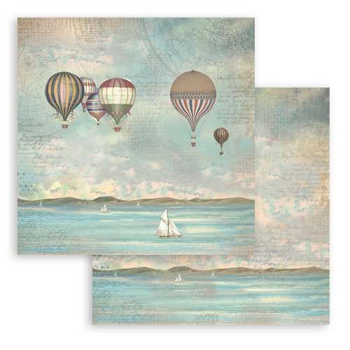 Stamperia Double-Sided Paper Pad 12"X12" 10/Pkg-Sea Land, 10 Designs/1 Each - SBBL37 Stamperia Double-Sided Paper Pad 12"X12" 10/Pkg-Sea Land, 10 Designs/1 Each - SBBL37