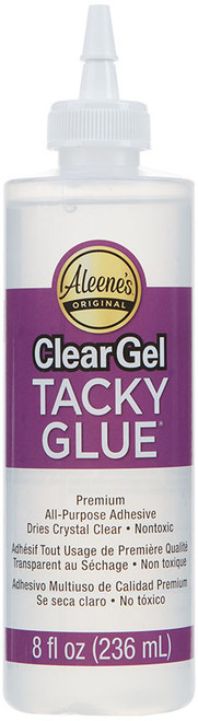 Aleene's Clear Gel Tacky Glue-8oz - 32253 - 017754322531 Aleene's Clear Gel Tacky Glue-8oz - 32253 - 017754322531
