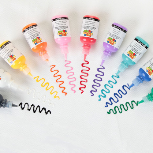 Scribbles 3D Fabric Paints 20/Pkg-1oz - SC-26515