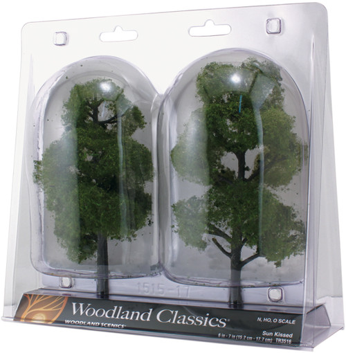 Woodland Scenics Sun Kissed Deciduous Trees 2/Pkg-6" To 7" TR3516