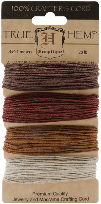 Hemptique Hemp Cord 20lb 120'-Bronze - HC20-SOB - 091037029126