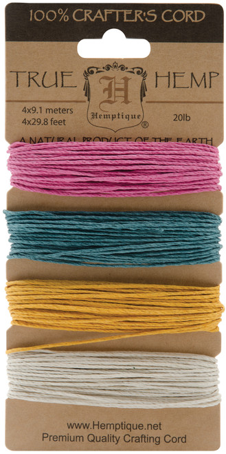 Hemptique Hemp Cord 20lb 120'-Spring - HC20-SP - 091037029072